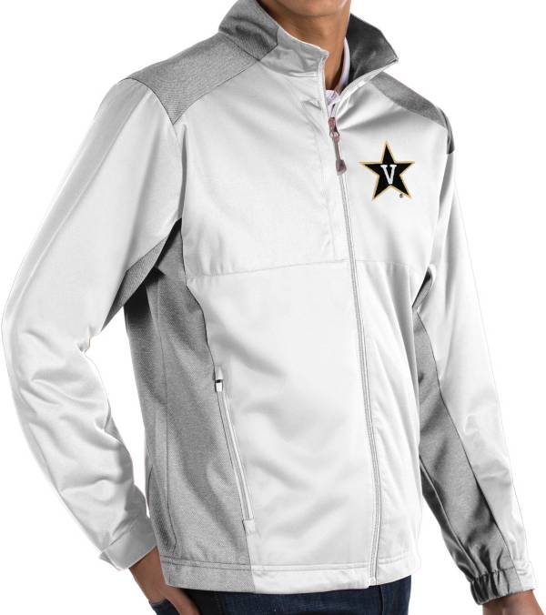 Antigua Men's Vanderbilt Commodores White Revolve Full-Zip Jacket