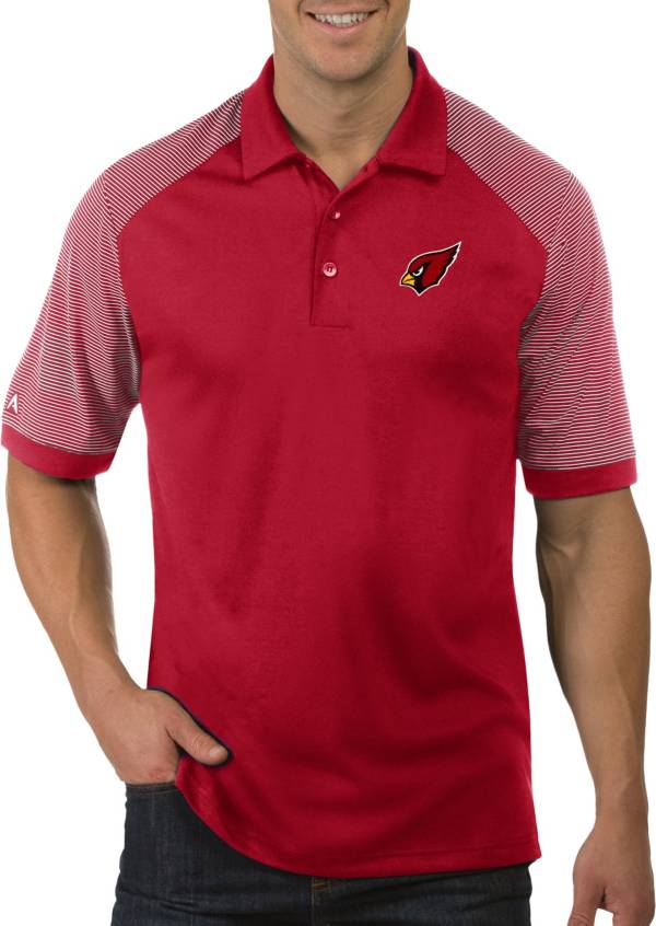 Antigua Men's Arizona Cardinals Engage Red Performance Polo