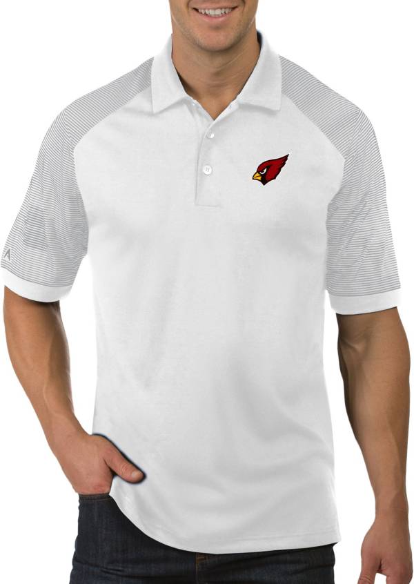 Antigua Men's Arizona Cardinals Engage White Performance Polo