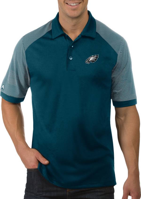 Antigua Men's Philadelphia Eagles Engage Green Performance Polo