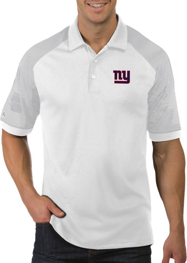 Antigua Men's New York Giants Engage White Performance Polo