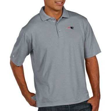 sorry, Antigua Men's New England Patriots Pique Xtra-Lite Performance Grey Polo is currently out of stock