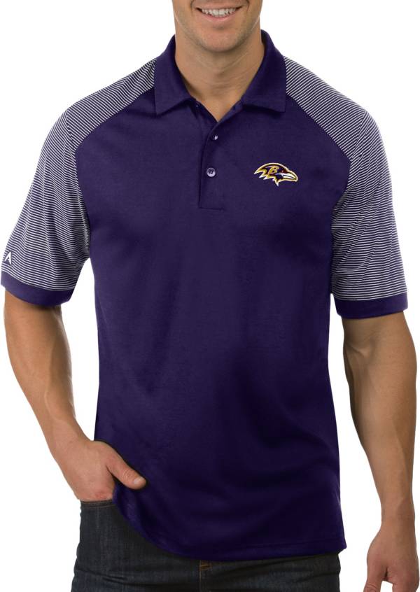 Antigua Men's Baltimore Ravens Engage Purple Performance Polo