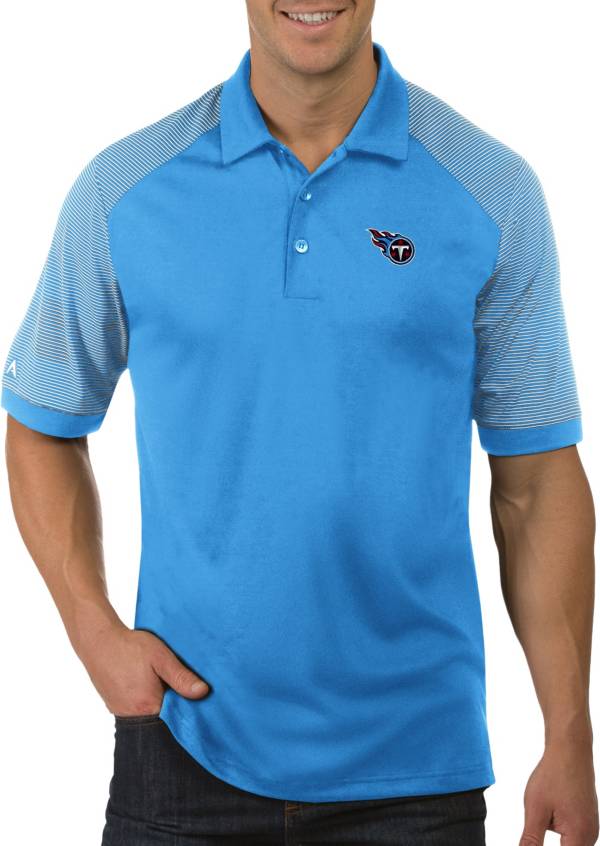 Antigua Men's Tennessee Titans Engage Blue Performance Polo