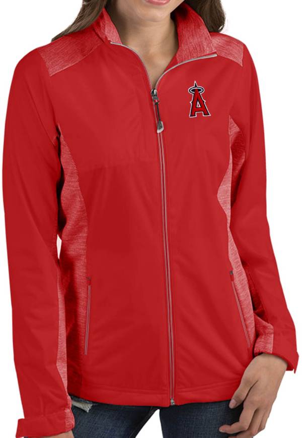 Antigua Women's Los Angeles Angels Revolve Red Full-Zip Jacket product image