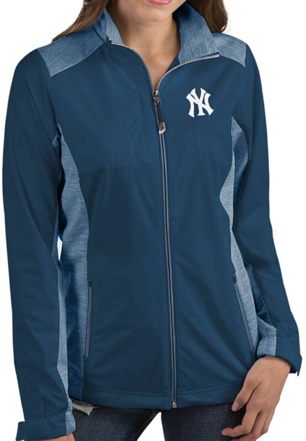 Antigua Women's New York Yankees Revolve Navy Full-Zip Jacket product image