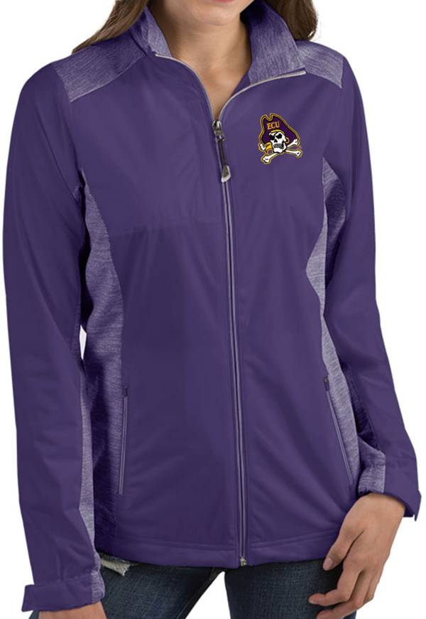 Antigua Women's East Carolina Pirates Purple Revolve Full-Zip Jacket