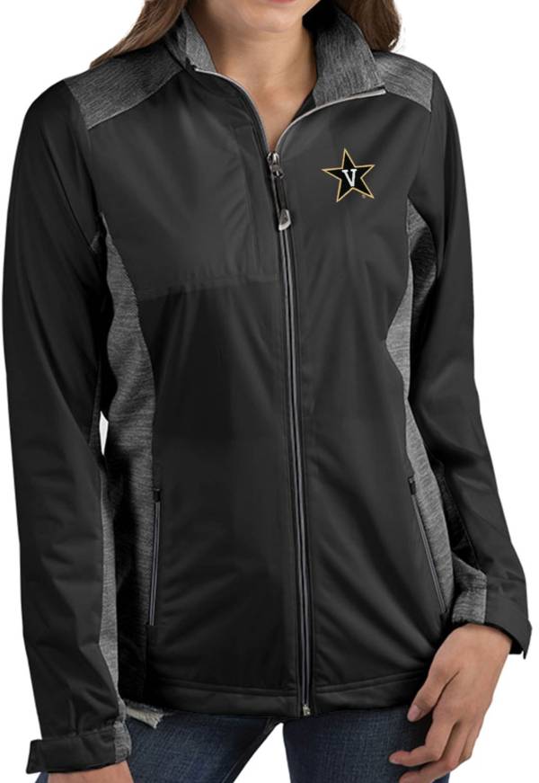 Antigua Women's Vanderbilt Commodores Revolve Full-Zip Black Jacket