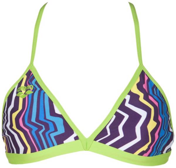 arena Women's Zig Zag MaxLife Tie Back Bikini Top product image