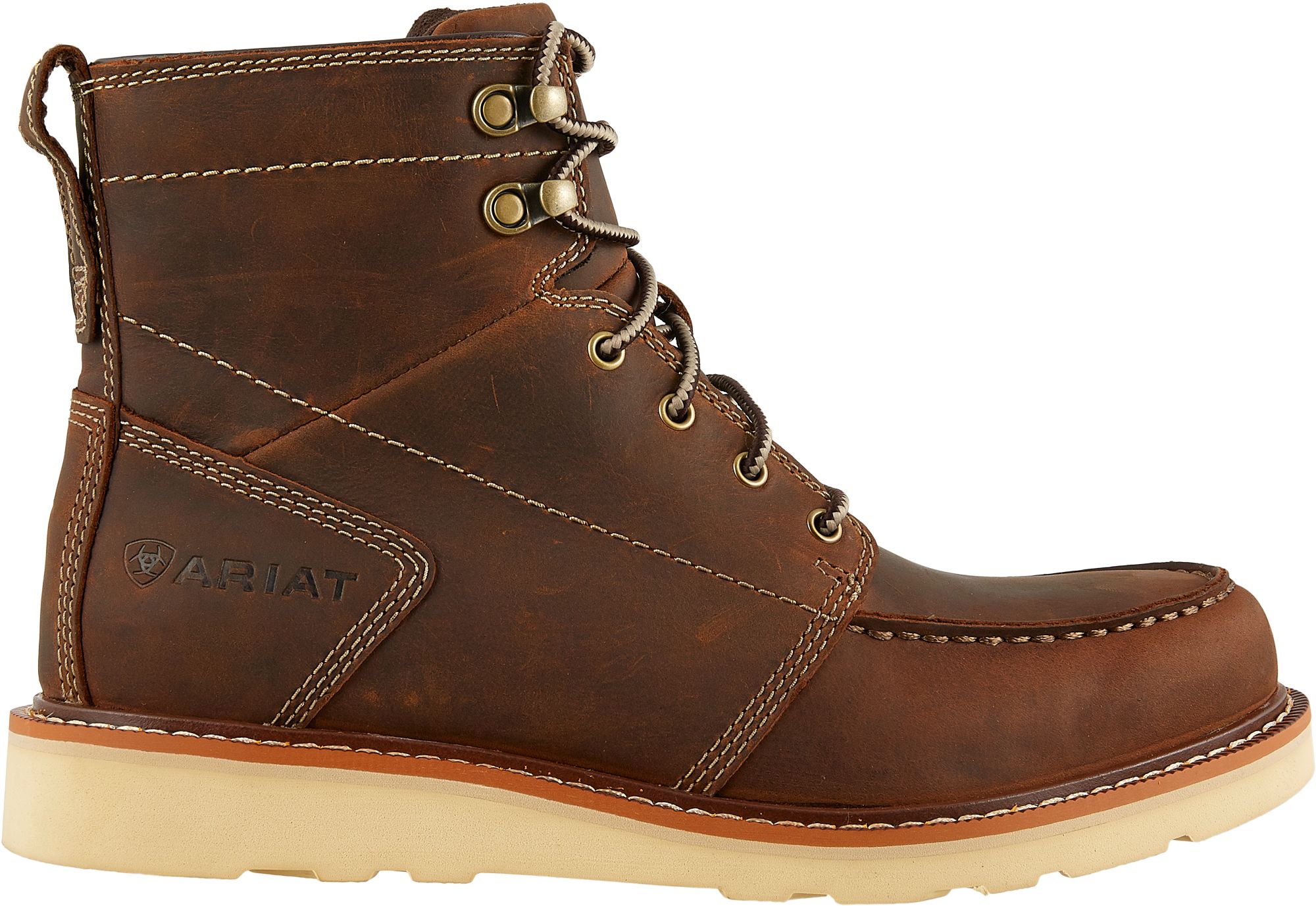 ariat lace up steel toe boots