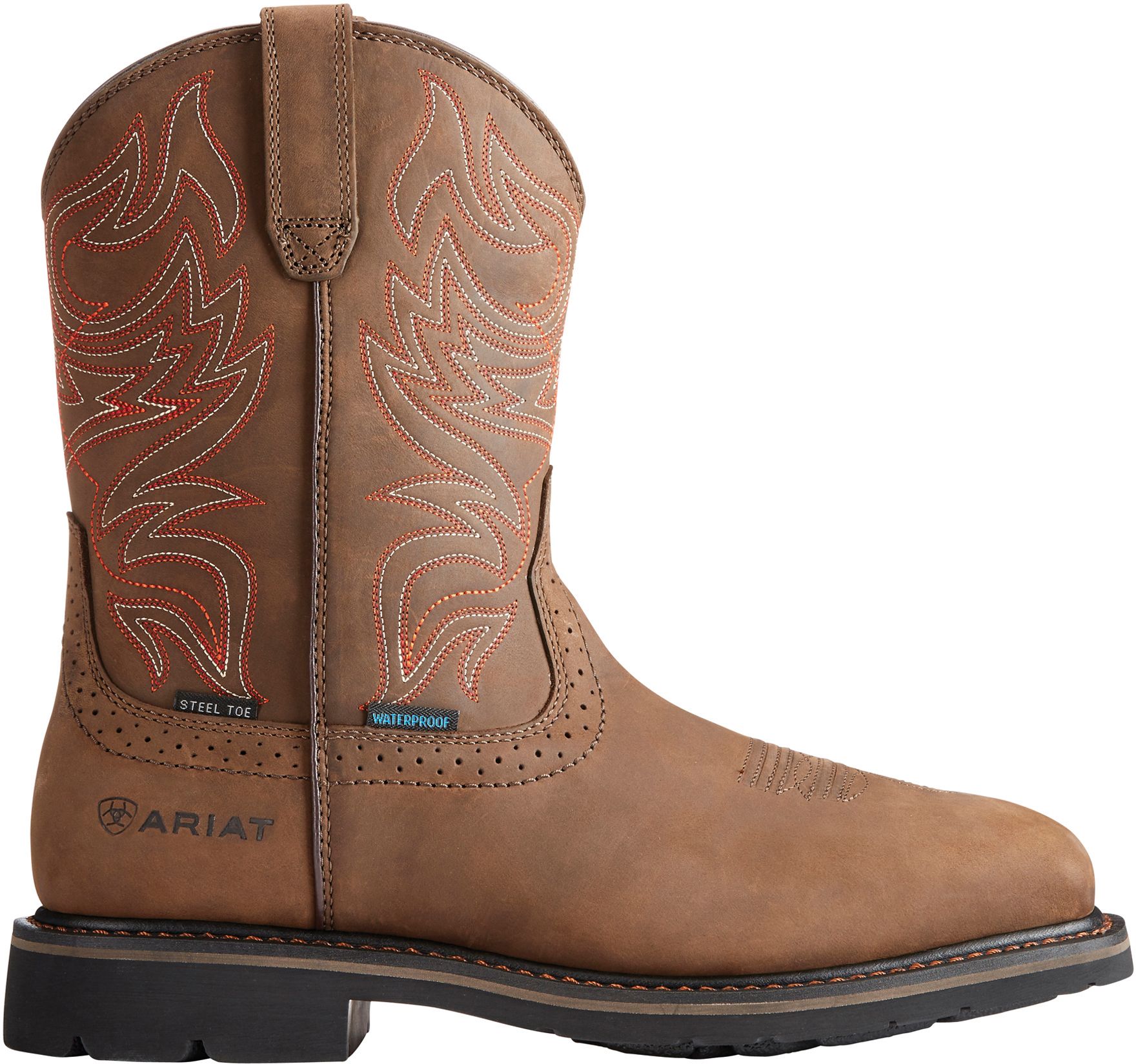 ariat men's sierra h2o steel toe work boots