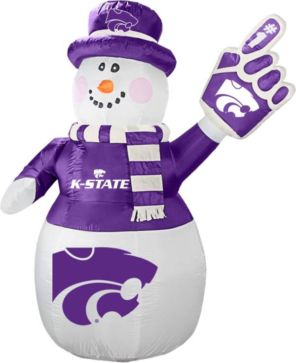 Boelter Kansas State Wildcats 7' Inflatable Snowman