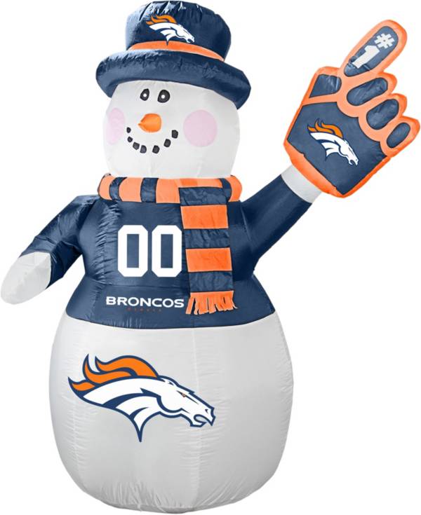 Boelter Denver Broncos 7' Inflatable Snowman