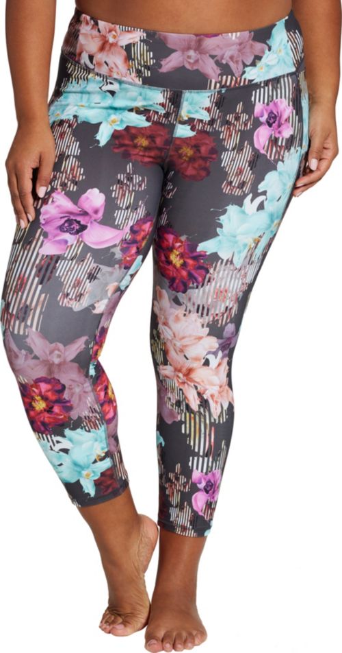 CALIA by Carrie Underwood Women's Plus Size Energize Printed 7/8 Leggings