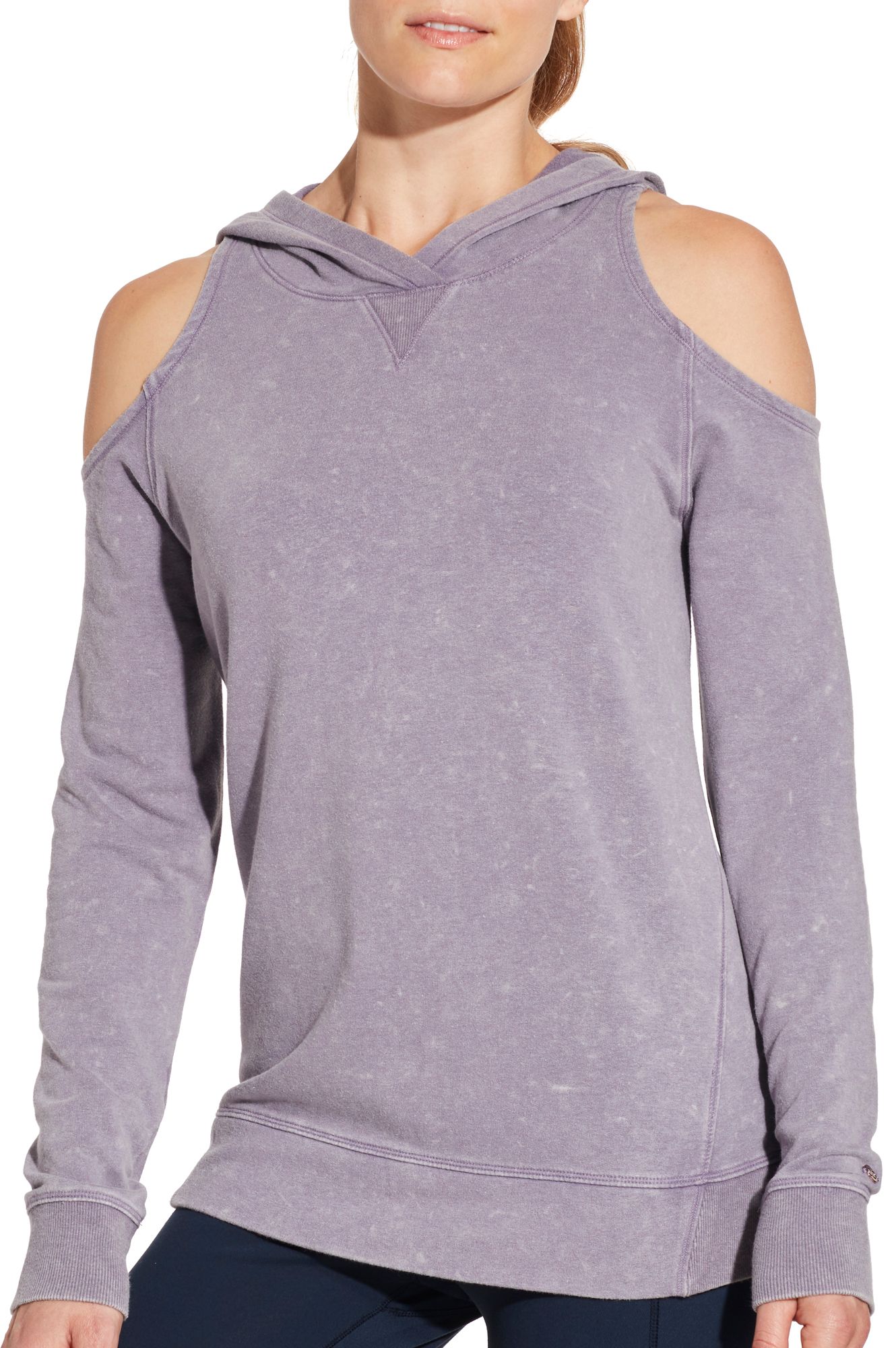 grey cold shoulder sweatshirt