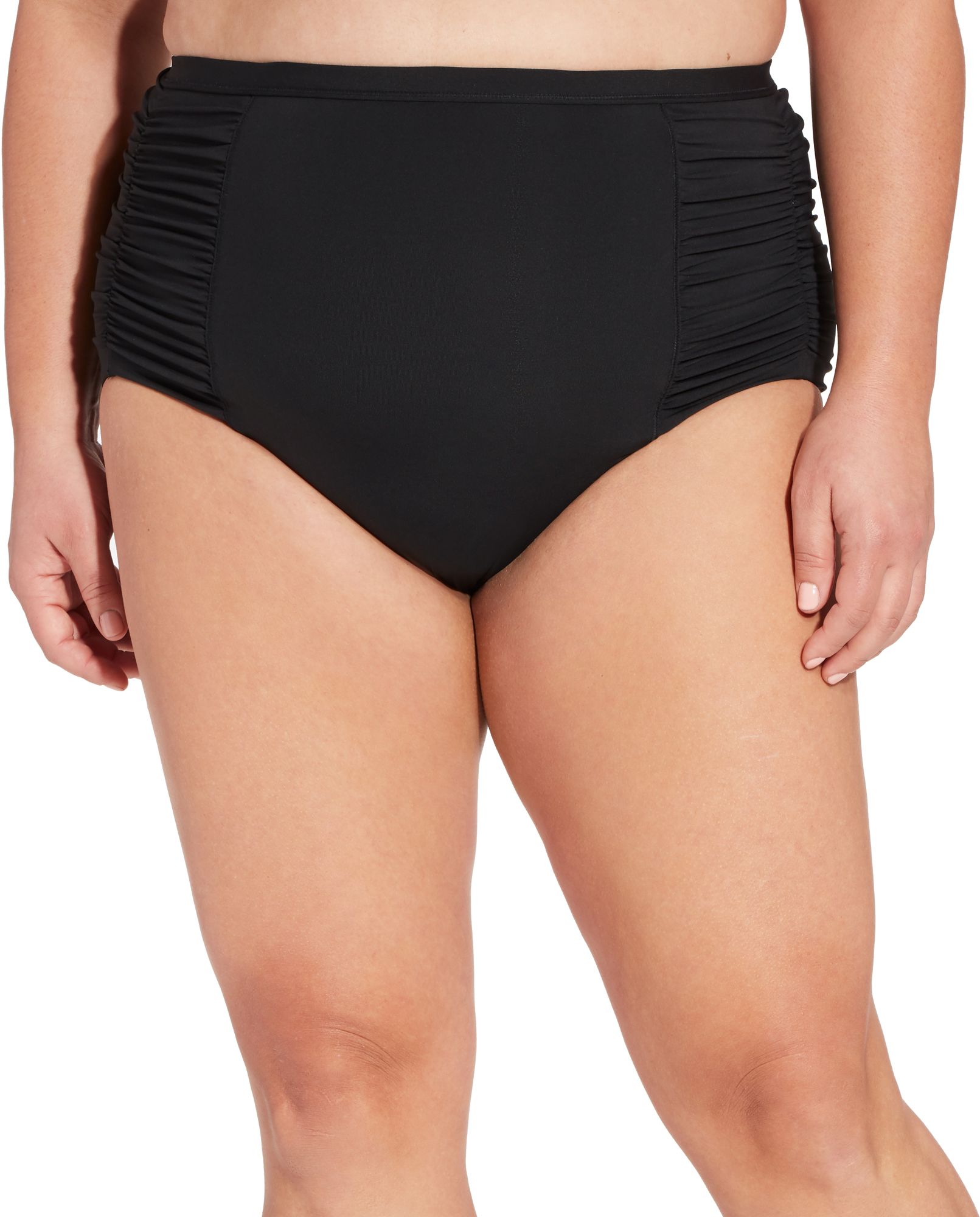 high waisted swim bottoms plus size