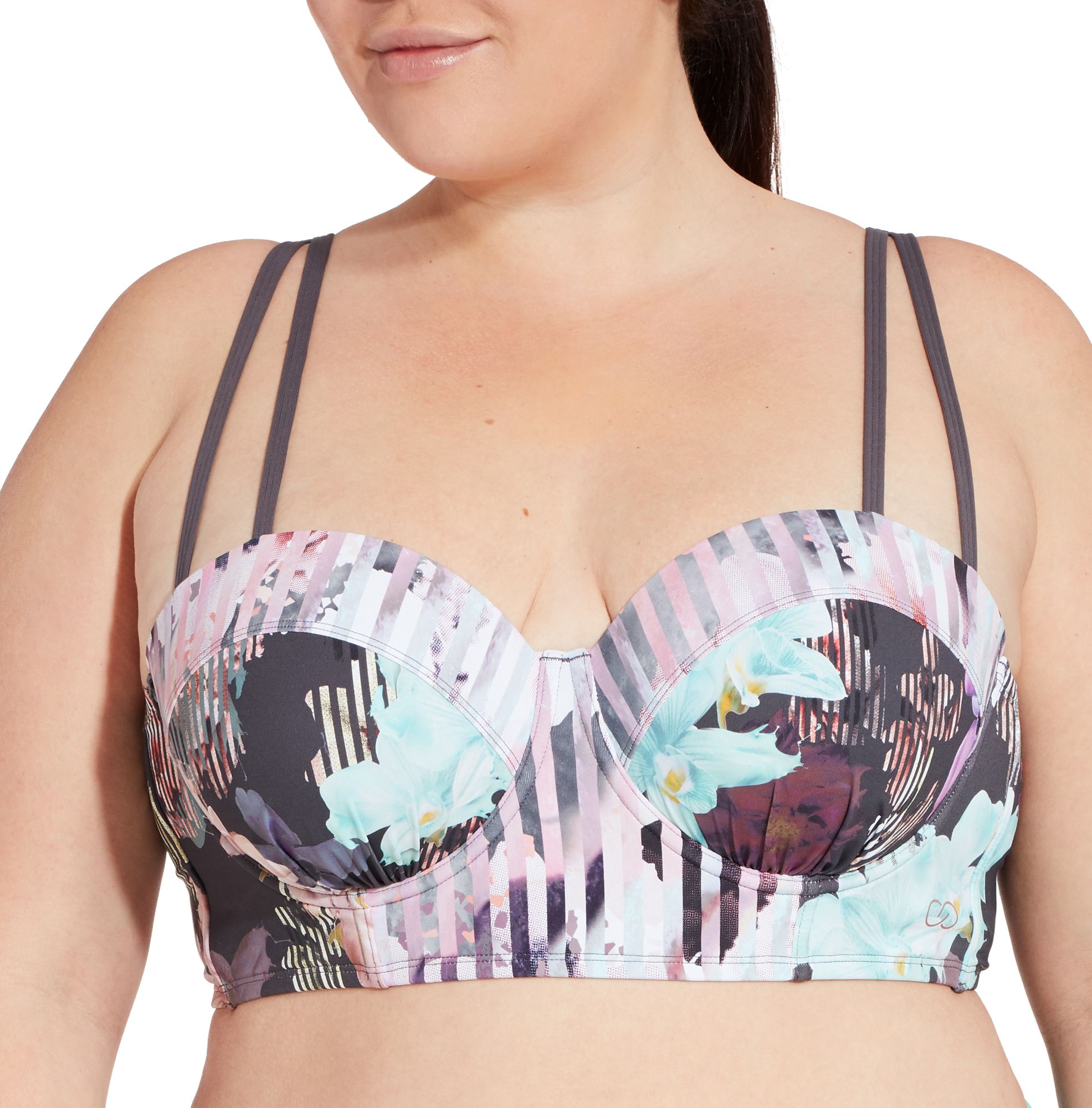 long bikini top plus size