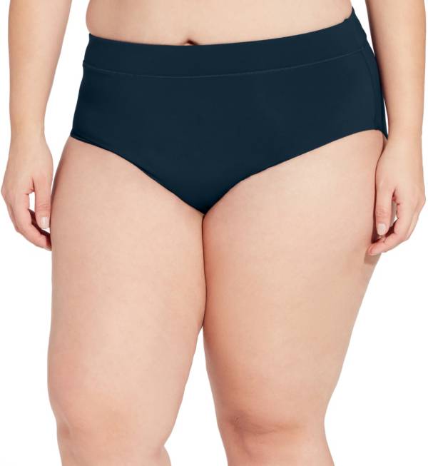 CALIA by Carrie Underwood Women's Plus Size Wide Banded Bikini Bottoms