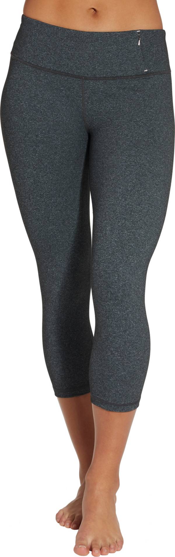 CALIA by Carrie Underwood Women's Heather Essential No Seam Capris