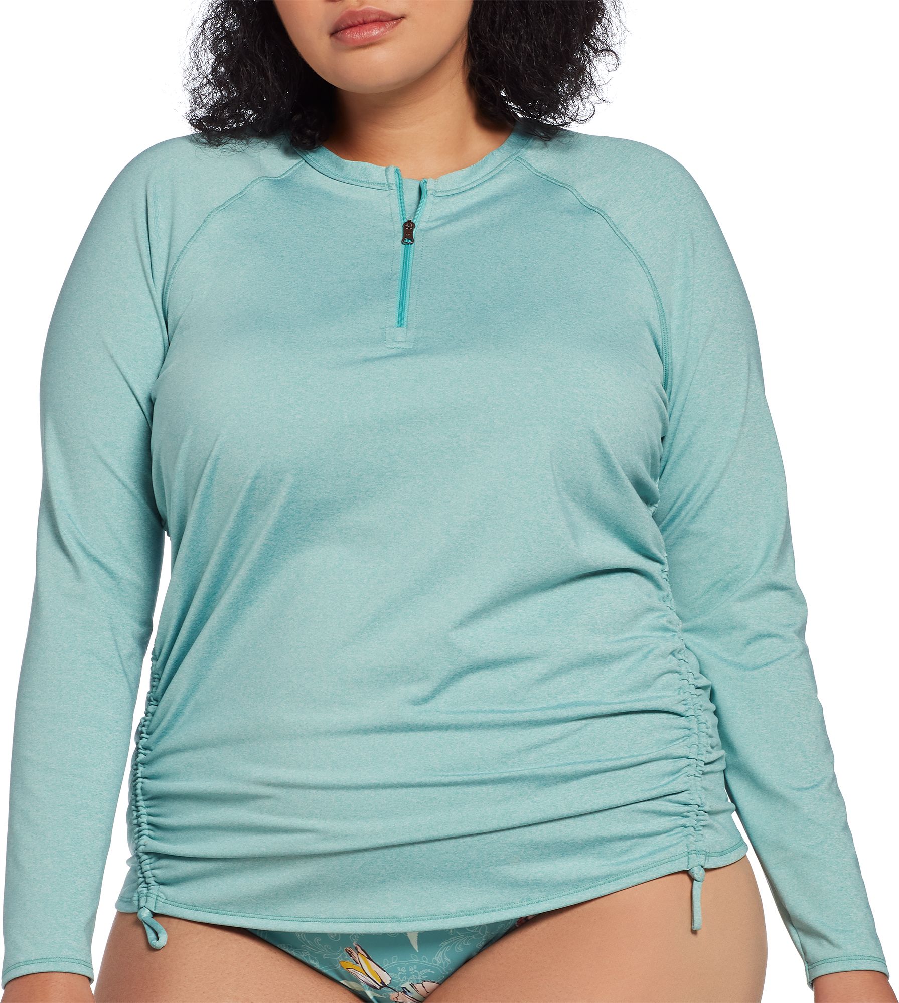 long sleeve rash guard plus size