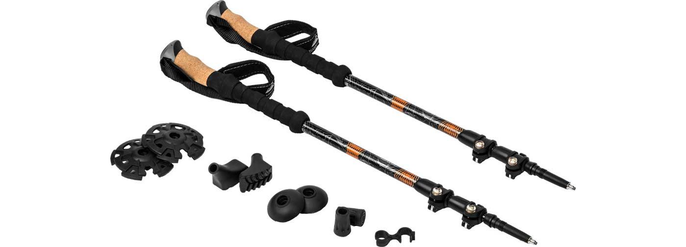 Cascade Mountain Tech Carbon Fiber Trekking outlets 2 Poles 811851 Lightweight Hiking