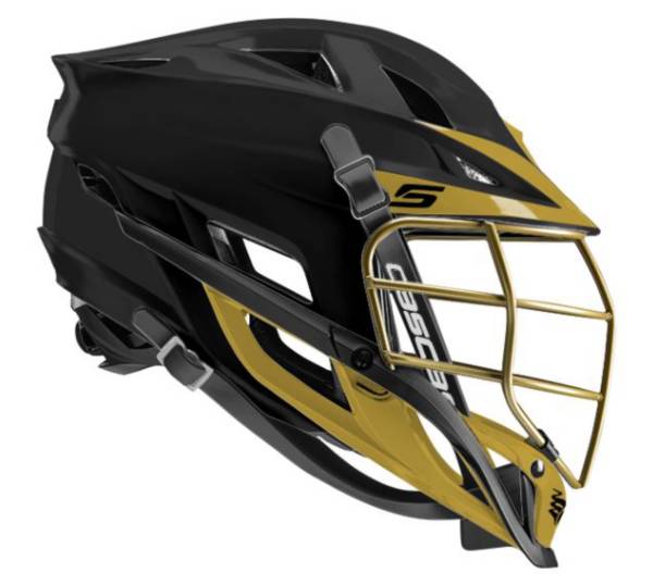 Cascade Youth Custom S Matte Lacrosse Helmet w/ Gold Mask