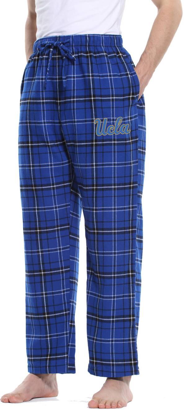 UCLA Mens Flannel Boxer Royal Short - Campus Store