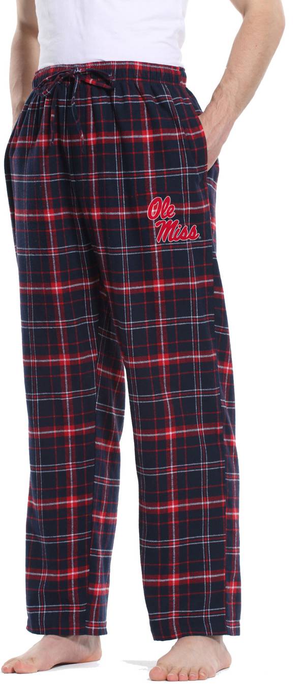 Concepts Sport Men s Ole Miss Rebels Blue Red Ultimate Sleep Pants