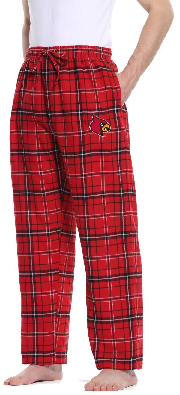 Concepts Sport Men's Louisville Cardinals Cardinal Red/Black Ultimate Sleep Pants product image