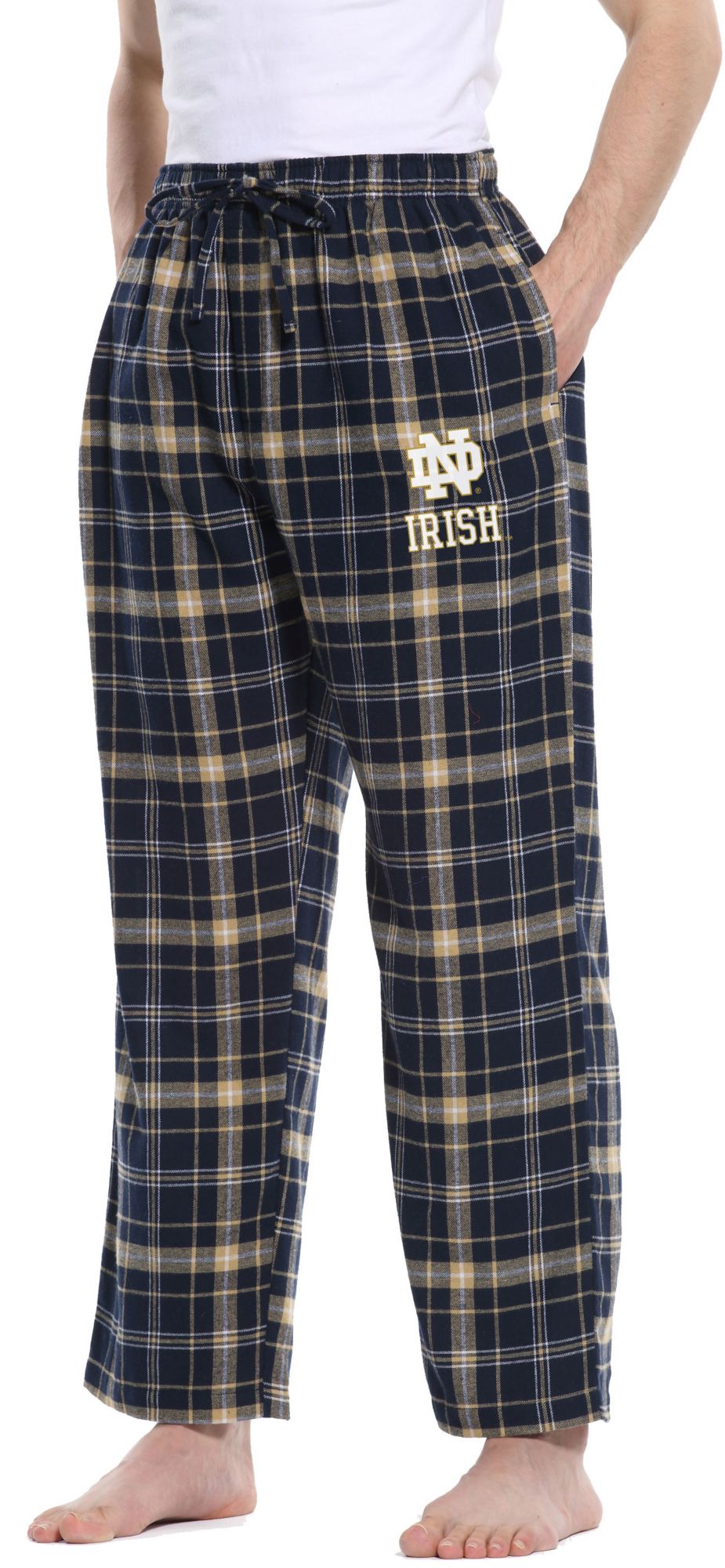 Concepts Sport Men's Notre Dame Fighting Irish Navy/Gold Ultimate Sleep Pants