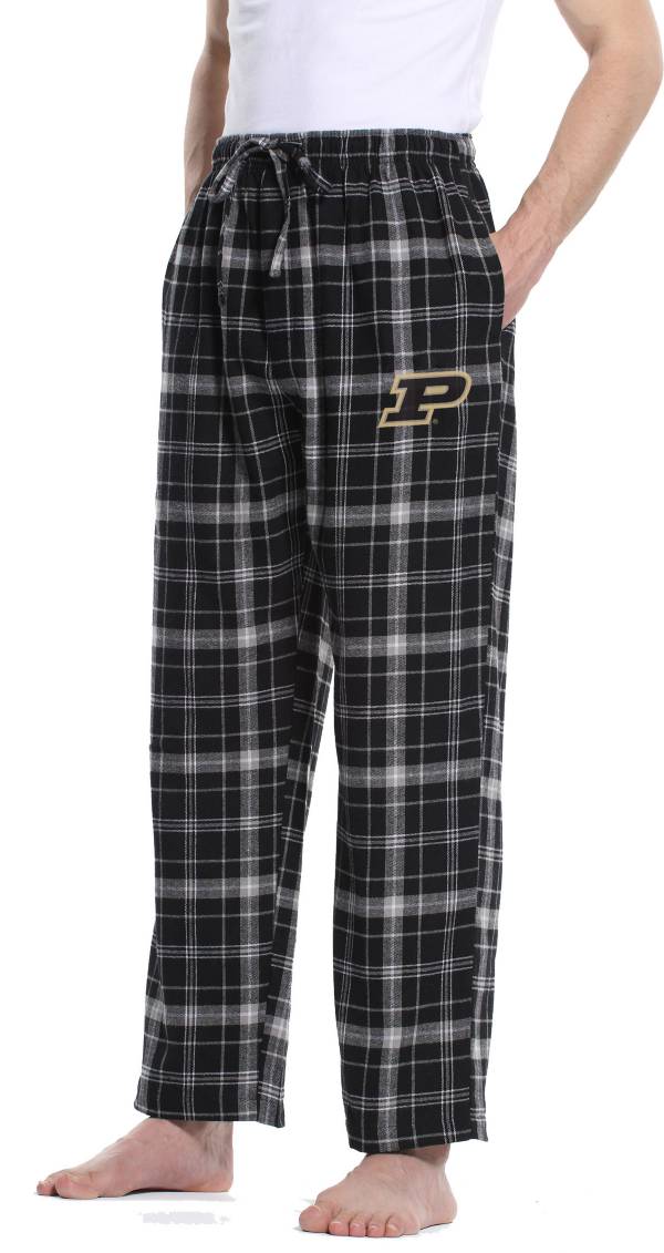 Concepts Sport Men s Purdue Boilermakers Black Grey Ultimate Sleep Pants