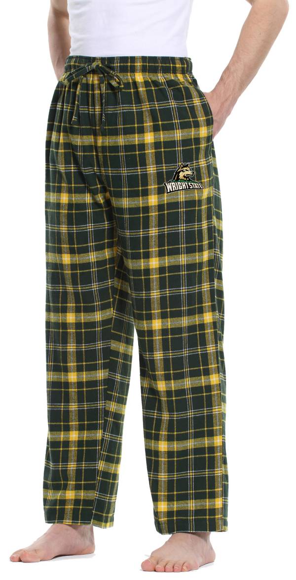 Concepts Sport Men's Wright State Raiders Green/Gold Ultimate Sleep Pants product image