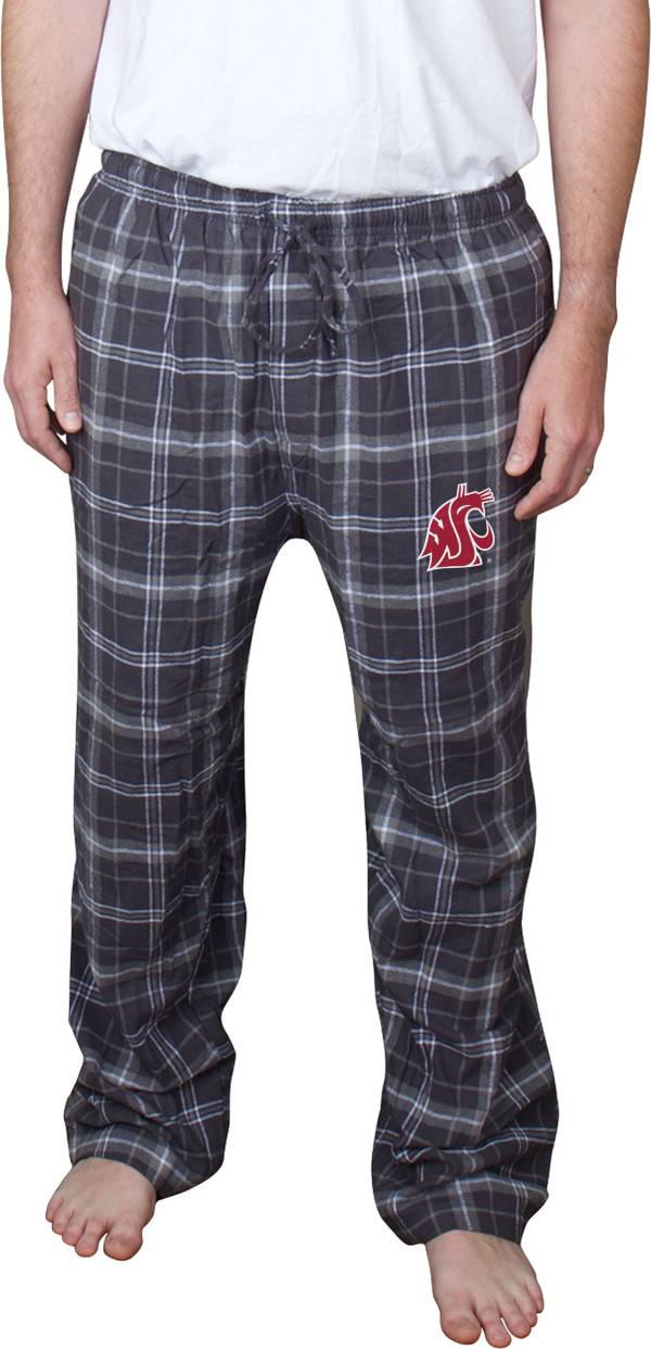 Concepts Sport Men's Washington State Cougars Charcoal/Grey Ultimate Sleep Pants product image