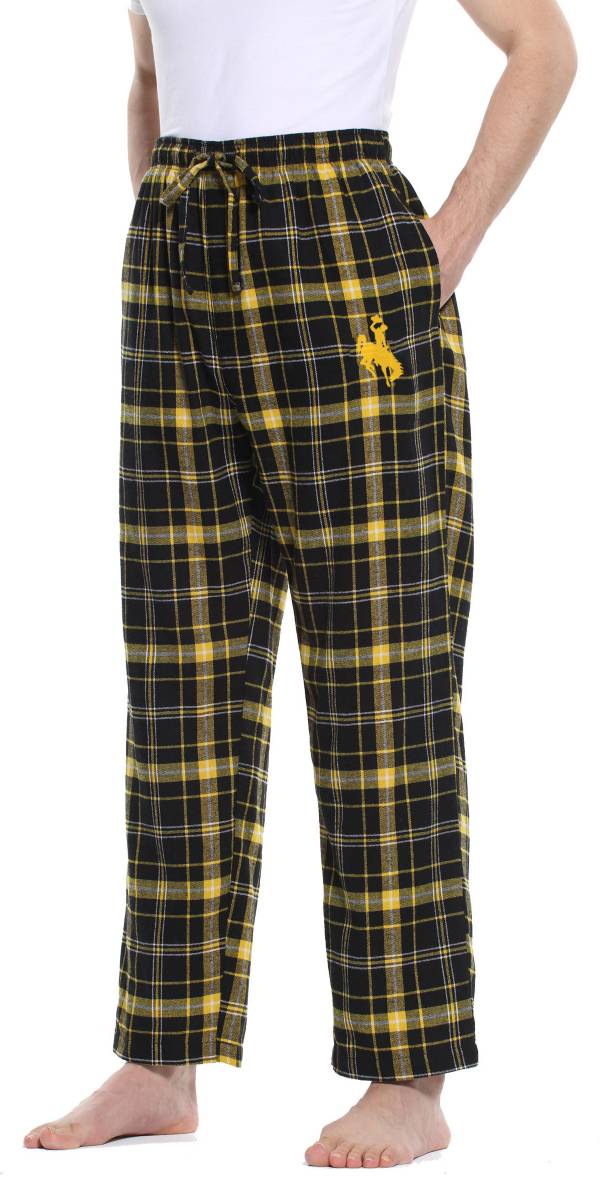 Concepts Sport Men's Wyoming Cowboys Black/Gold Ultimate Sleep Pants product image