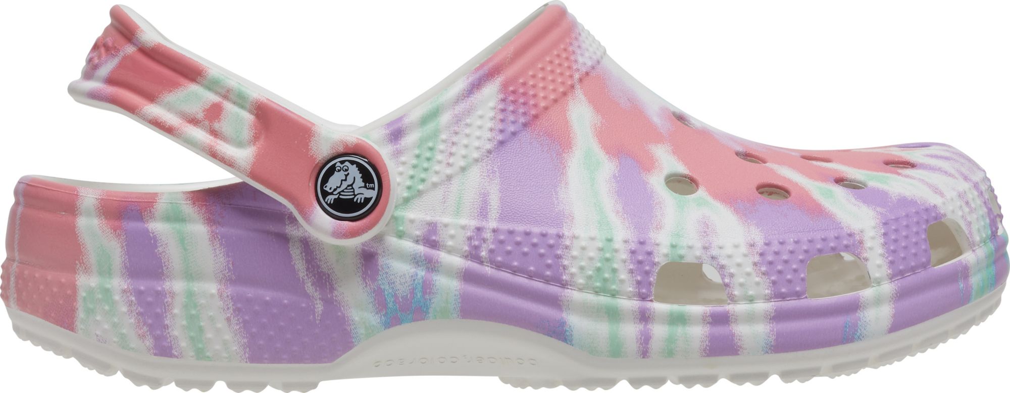 crocs adult classic tie dye pastel clogs