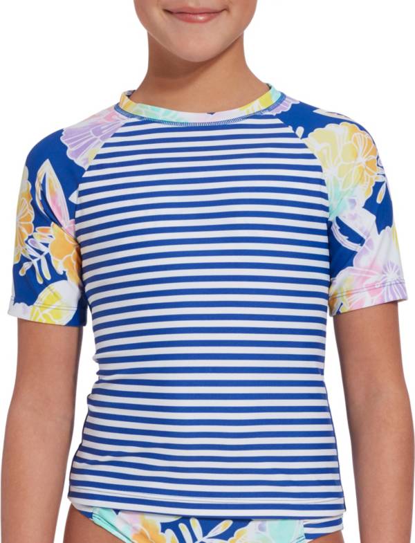 DSG Girls' Yoga Practice Short Sleeve Rash Guard