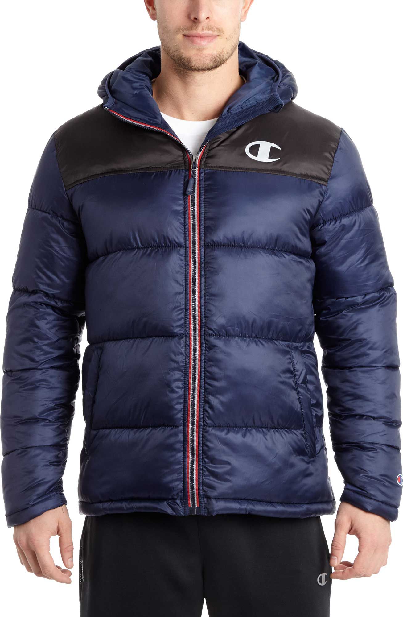 champion men's insulated puffer jacket