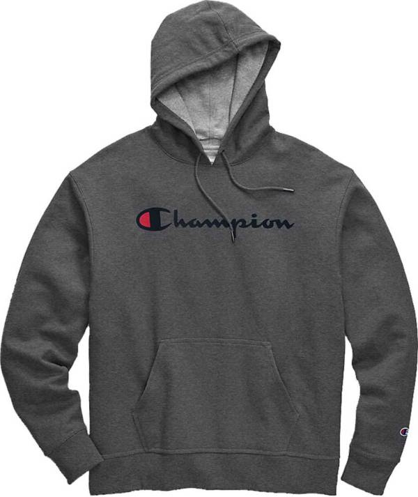 Champion script best sale hoodie black