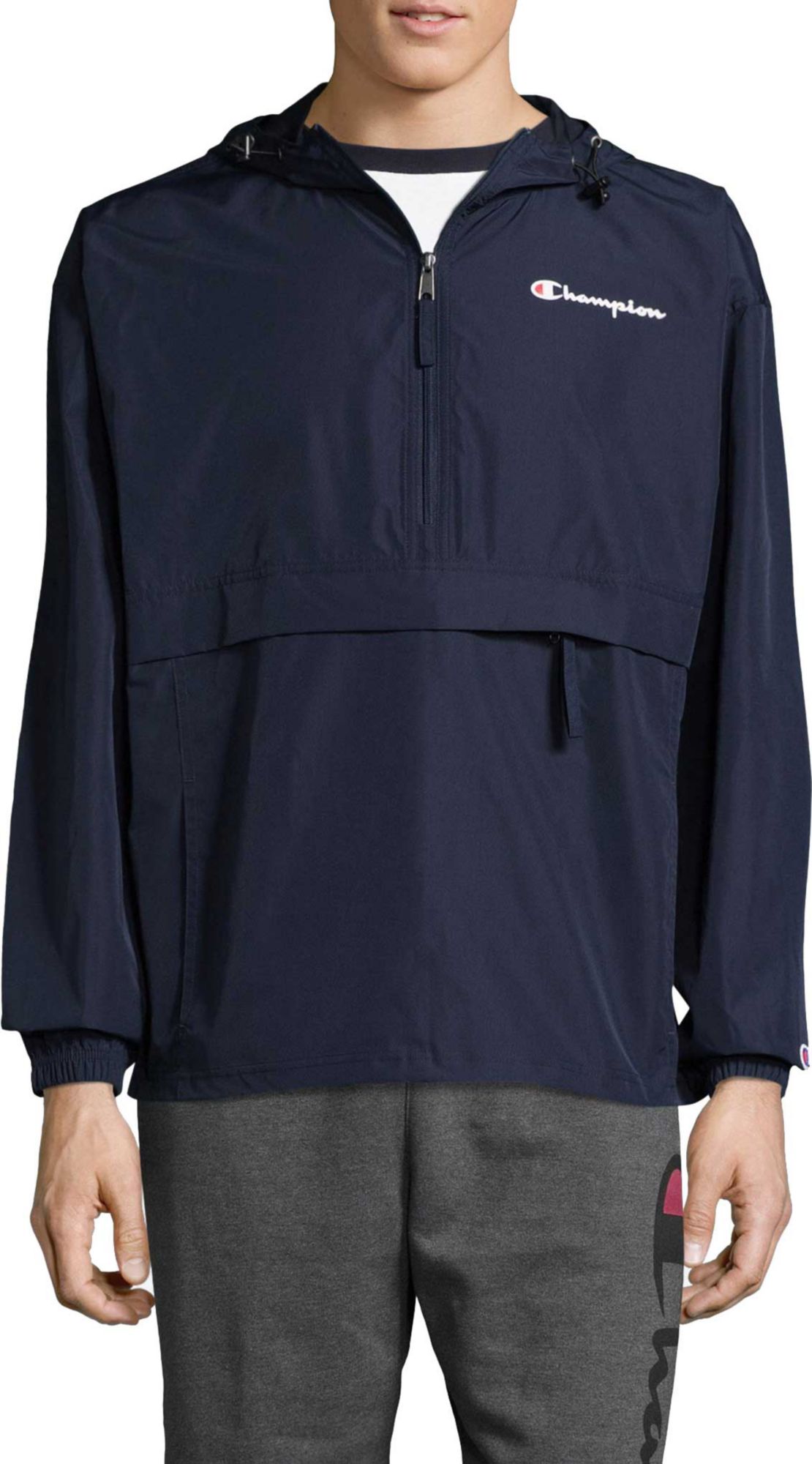 Champion Men's Packable Half-Zip Jacket 