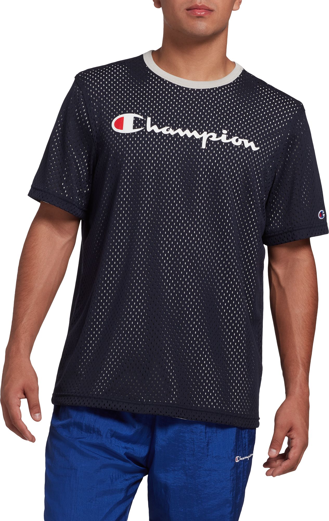 champion reversible mesh tee