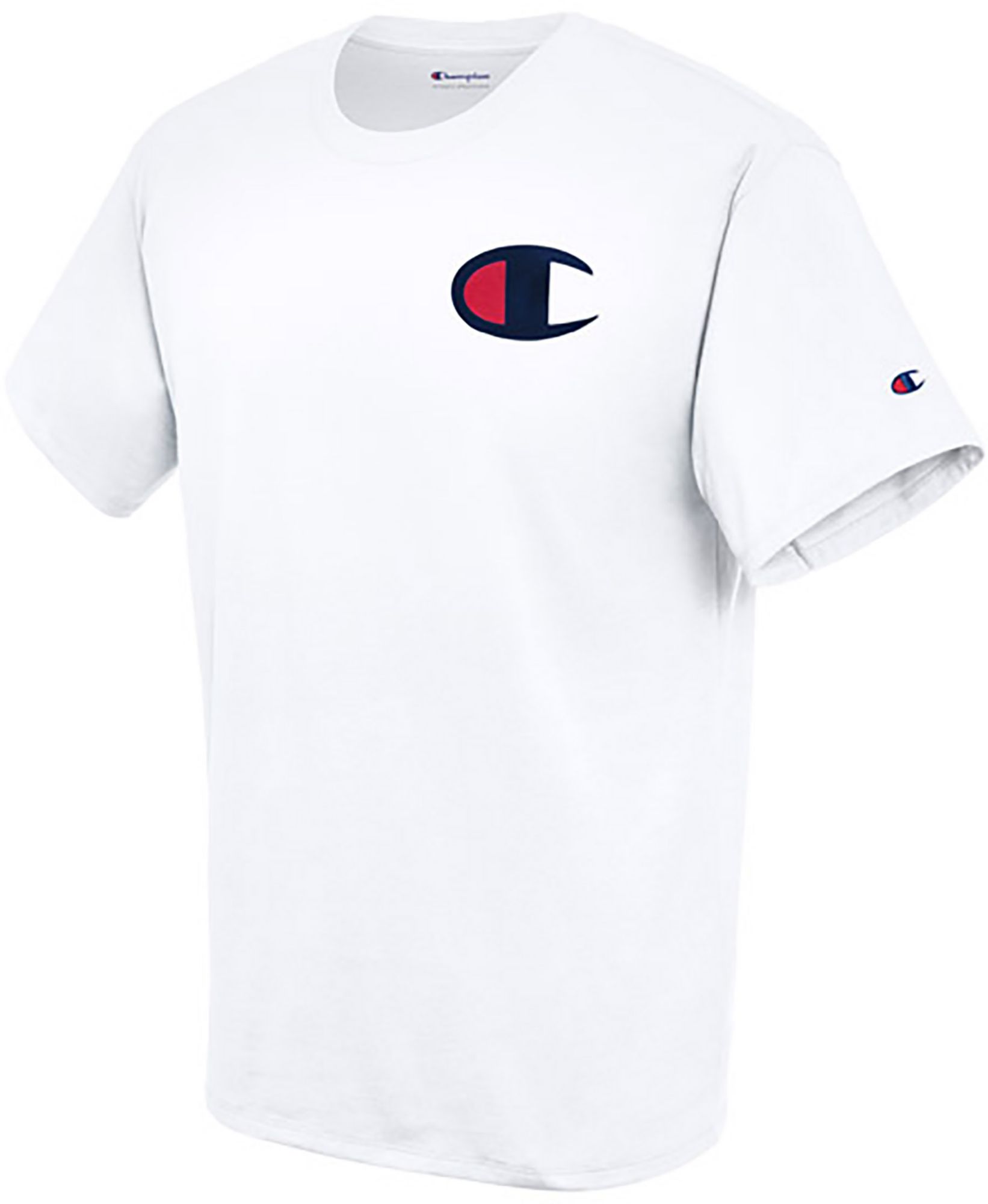 mens white champion t shirt online