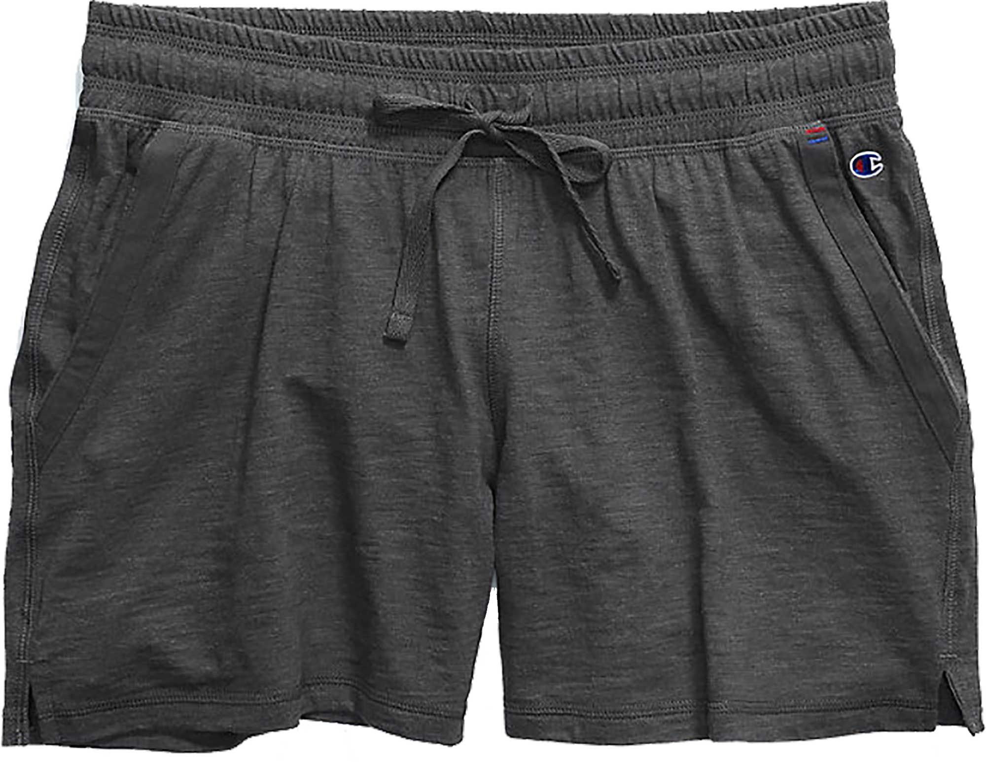 champion heathered jersey shorts