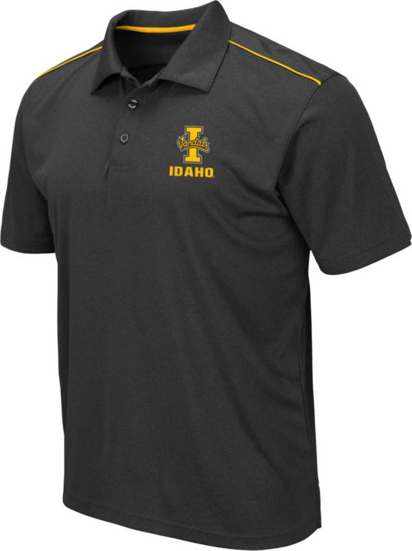 Colosseum Men's Idaho Vandals Eagle Black Polo