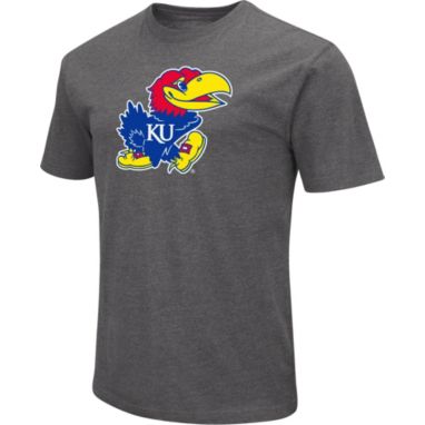 sorry, Colosseum Men's Kansas Jayhawks Grey Dual Blend T-Shirt is currently out of stock