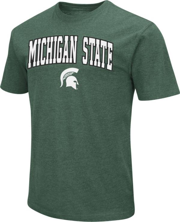 Colosseum Men's Michigan State Spartans Green Dual Blend T-Shirt | Dick ...