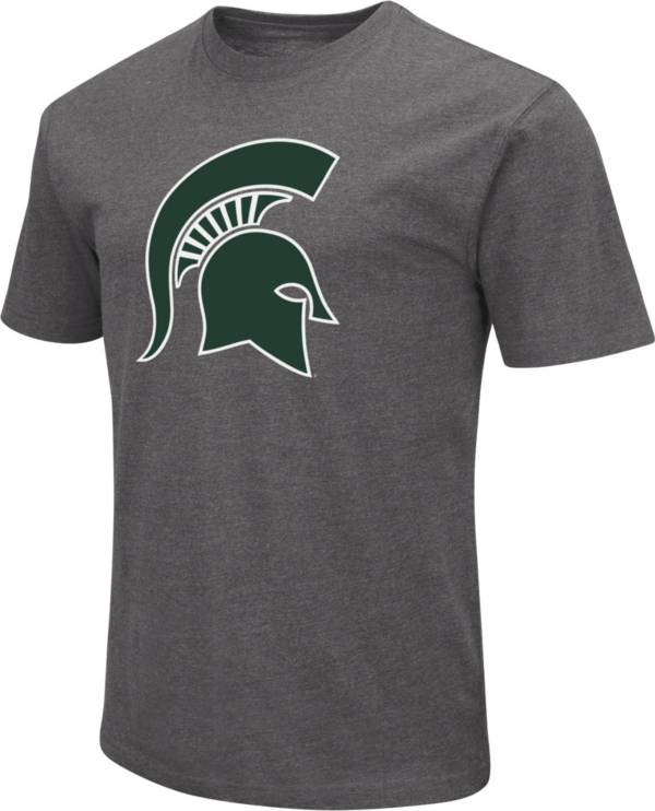 Colosseum Men's Michigan State Spartans Grey Dual Blend T-Shirt | Dick ...