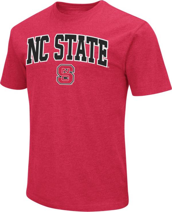 Colosseum Men's NC State Wolfpack red Dual Blend T-Shirt