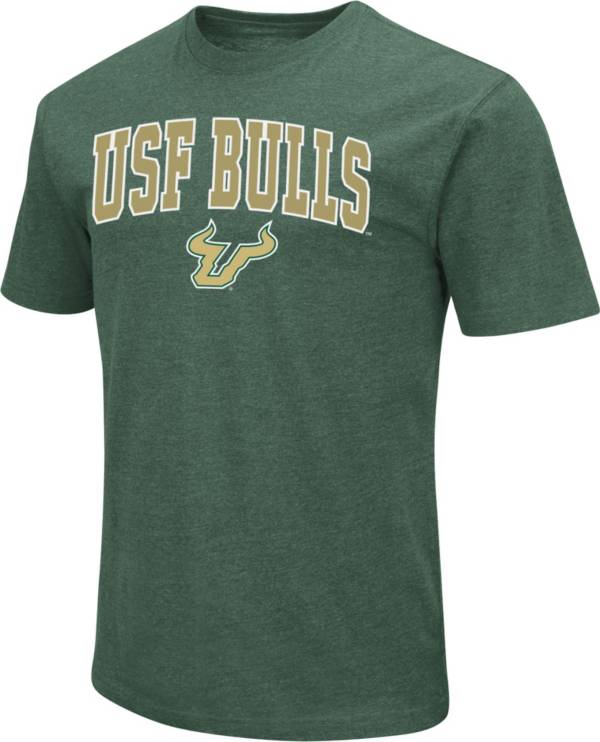 Colosseum Men's South Florida Bulls Green Dual Blend T-Shirt