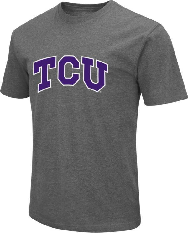 Colosseum Men's TCU Horned Frogs Grey Dual Blend T-Shirt product image