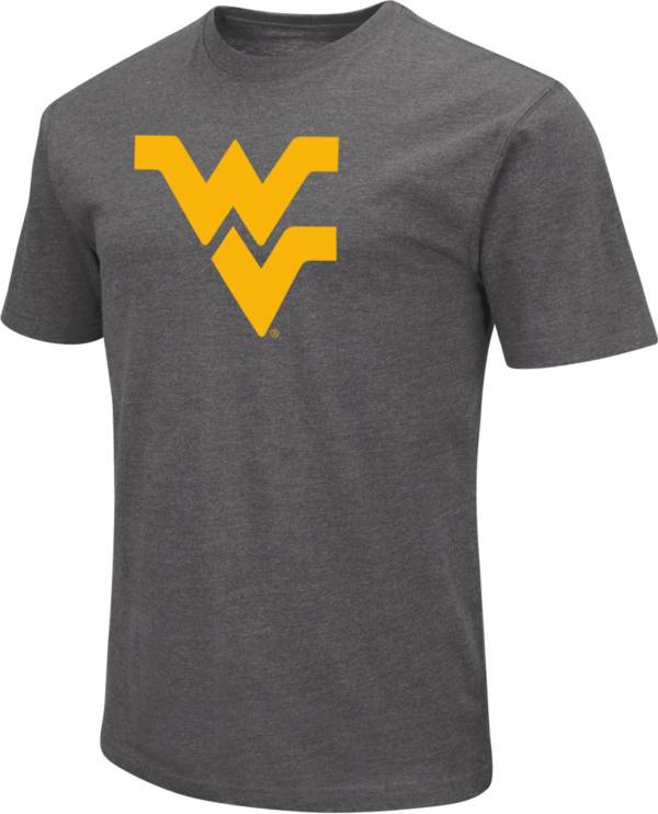Colosseum Men's West Virginia Mountaineers Grey Dual Blend T-Shirt product image